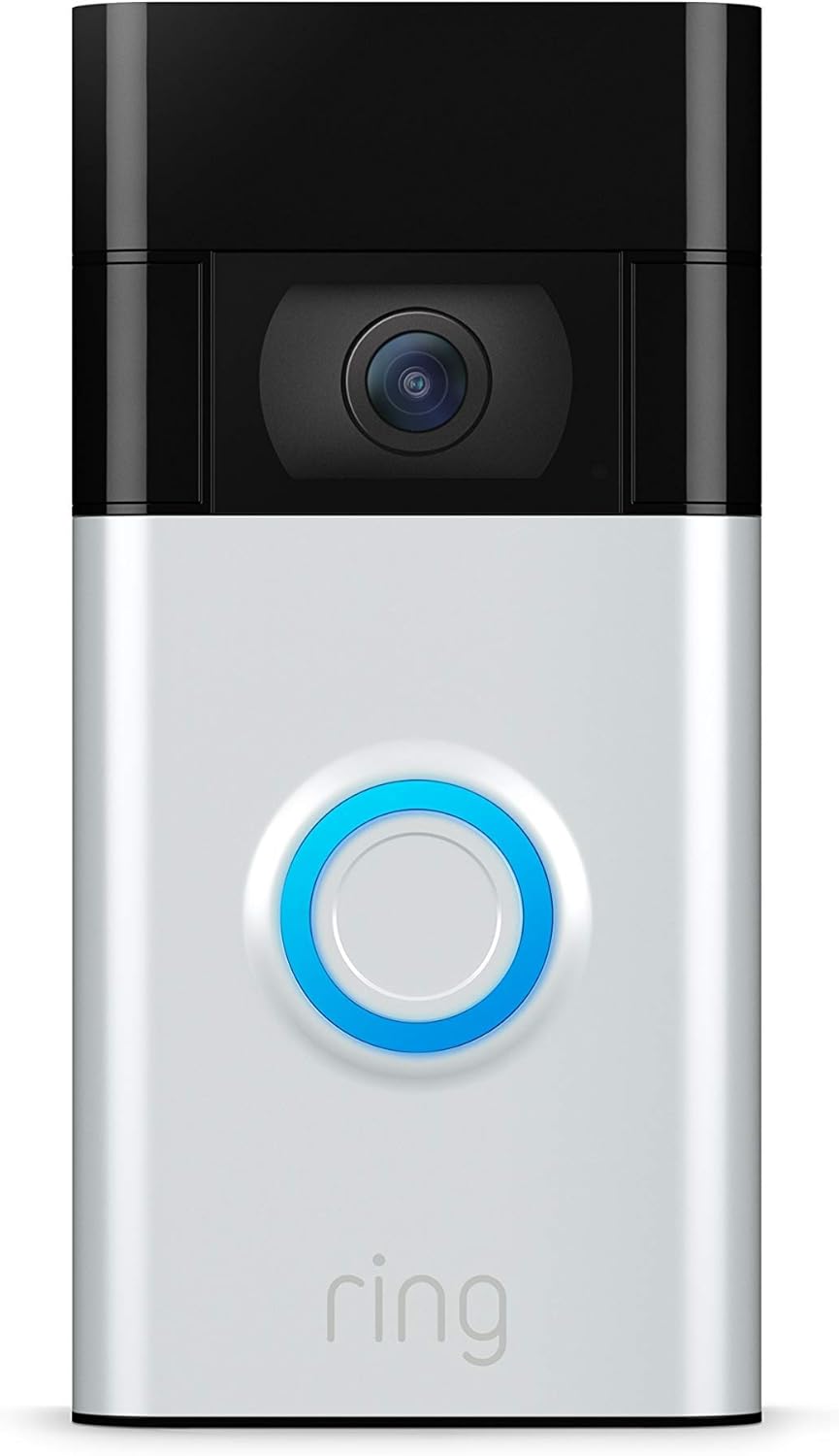 Ring Video Doorbell - 1080p HD video, improved motion detection, easy installation (2020 release) – Satin Nickel - Image 2